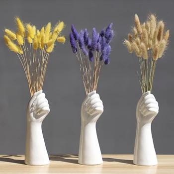 Ceramic White Parte Vaza Stil Nordic Biroul De Acasă Decor Creativ Planta Vaza De Flori Compoziție Floral Living Ornamente