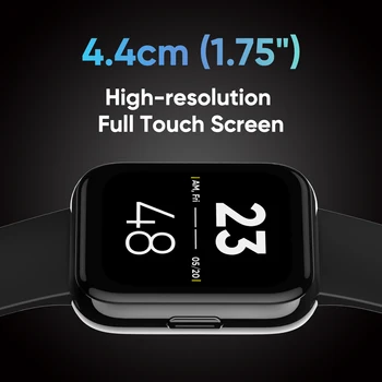 Realme DIZO Pro Ceas de Ceas Inteligent GPS 1.75 inch de Înaltă rezoluție Ecran Tactil Complet SpO2 si puls Monitor Sport Impermeabil Bărbați Femei