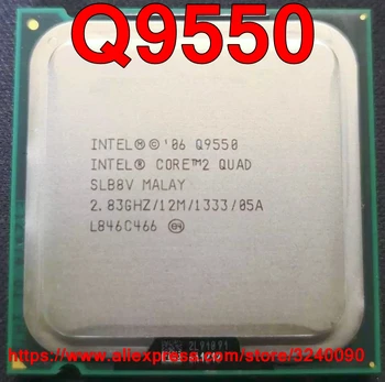 Original PROCESOR Intel CORE 2 QUAD Q9550 2.83 GHz Procesor/12M/1333MHz Quad-Core Socket 775 transport gratuit rapidă navă