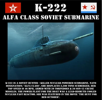 Marina Militară Sovietică Alfa Clasa Hunter - Killer Nuclear Submarin T-Shirt. Vara Din Bumbac Cu Maneci Scurte O-Neck Mens T Shirt Nou