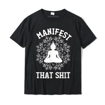 Manifest Rahatul Asta Mandala Legea Atractiei Dar Spiritual T-Shirt Cupoane Om Tricouri Bumbac Topuri & Tricouri Imprimate