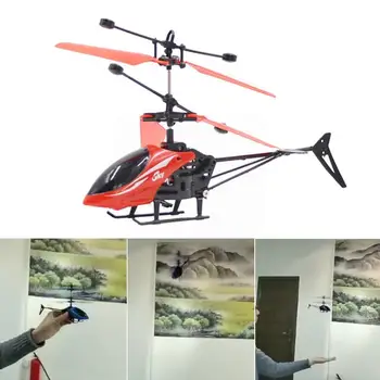 Mini Drone Mici De Inducție Control De La Distanță Elicopter În Aer Liber, Jucării Senzor De Avioane De Jucărie Avion De Jucărie Rece Copii Electronice Infrar I2y2