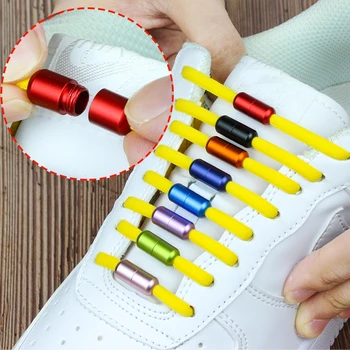 Nou Stil de Culoare Multi Elastic Nu-și lege Șireturile Semicerc Șireturi de Pantofi Pentru Copii și Adulți Adidași Rapid Leneș Șiret