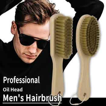 De Vânzare La Cald Privat Personalizate Logo-Ul De Brand Bărbați Rupt De Păr Curățare Perie Cu Mâner Din Lemn Frizer Păr Elimina Perie De Gat Fata Duster