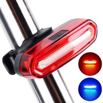 Durabil cu Bicicleta Stop Iscusit Fabricarea de Biciclete Montane Iluminare din Spate USB Reîncărcabilă Noapte Ciclism Biciclete Coada Lumina