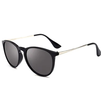 Vintage Unisex Maro Rotund ochelari de Soare Femei Barbati Polarizati Aliaj de Vițel ochelari de Soare Femei Barbati UV400 Ochelari Oculos Moda