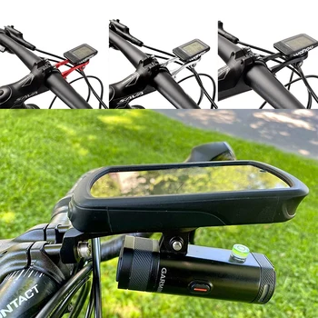 În Față Combo Extins de Montare pentru Wahoo Elemnt,Biciclete Elemnt Bolt,Elemnt Mini,Sport de Acțiune aparat de Fotografiat și Lumini de Biciclete