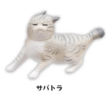 Japonia Qualia Gashapon Jucărie Capsulă Windward În Picioare, Câinele 2 Model Animal Decor Figura Pisica