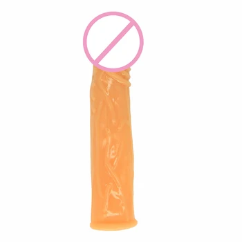 1 bucată de silicon prezervativ poate extinde moale extension sleeve pentru barbati secret care nu poate fi spus