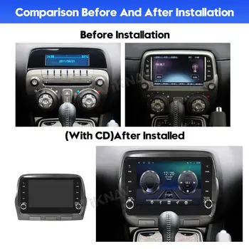 Android 10 Stereo al Mașinii de Radio Pentru Chevrolet Camaro CC 2010-Navigație GPS, Player Multimedia, Wireless Carplay 1080P Unitatea de Cap