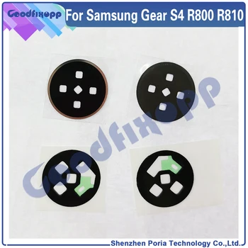 Original Pentru Samsung Gear S4 R800 46mm R810 42mm Ceasul Coajă de Locuințe Capacul din Spate Caz Acoperire Spate Lentilă de Sticlă de Înlocuire