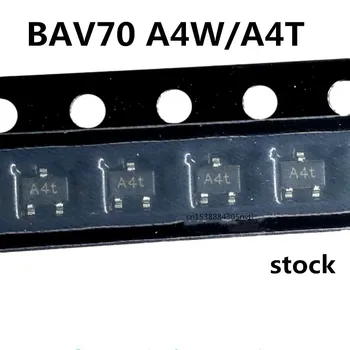 Original 100buc/ BAV70 A4W/A4T SOT23