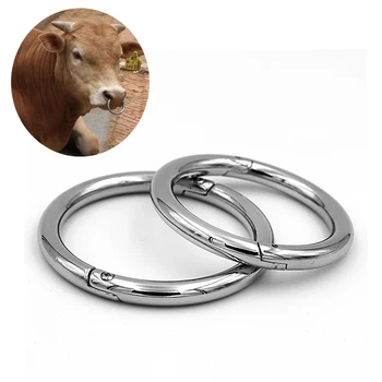 Vaca nas inel din oțel inoxidabil Taur inel de nas, pentru bovine Animale Consumabile echipamente Bovine Bovine Inel de Nas
