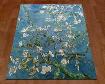 Belgian jacquard agățat de perete tapiserie van Gogh panza tapiserie camera de zi dormitor murală pânză acasă pictura tesatura de Caise