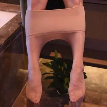 Femei Sexy Fără Sudură Dresuri Stramte Ciorapi Ciorapi 360 Traceless Deschis Picioare Ultra-Subțire De Mătase Pe Deplin Transparente Sosete Invizibile