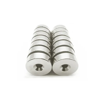 1/2/5PCS 30x10-6 Magneți Puternici 30*10 mm Gaura de 6mm Rotunde cu statut Permanent Înecat Magnetice Neodim Magnet 30X10-6mm 30*10-6 mm