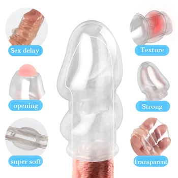 Noi de sex Masculin jucărie preputul penisului inel penis cap expuse manșon inel penis ejaculare întârziată castitate cuplu inel de Produse pentru Sex