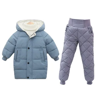 De Iarnă 2022 Jos Jachete Pantaloni Fete Copii Hanorac Baieti Haine Copii Set Haine Copii Gros De Îmbrăcăminte Exterioară Cald Snowsuit 3-10 Ani