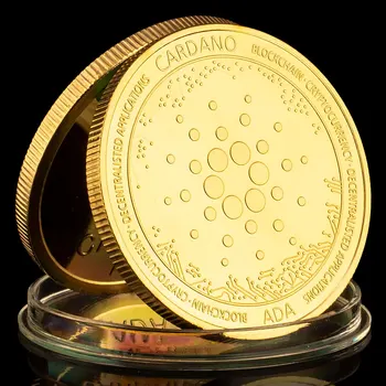 Ada Cardano Crypto Monedă Cryptocurrency Colectie De Monede Colectie De Arta Fizică Placat Cu Aur Monedă Comemorativă De Colectie Cadou
