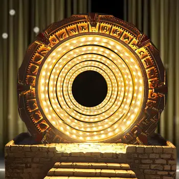 Retro Decorative Lumina de Noapte Delicata Creative 3D Atlantis Lampa de Birou Acasă Decor Decor Meserii