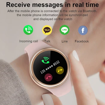 2022 Noi Femeile smartwatch 3D full touch ecran Ceas Inteligent Inima rata de Activitate tracker de Fitness Pentru femei barbati Android IOS