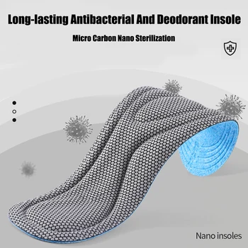 Nano Antibacterian Sport Branțuri Pentru Pantofi Adidași Memorie Spuma Branț Ortopedice Dezodorizare Sudoare De Absorbție De Funcționare Perna