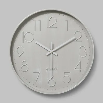Simplu Mut Ceas de Perete Creatoare de Moda Living Digital Ceas de Perete Roman Ceas Digital 12 Inch 30cm