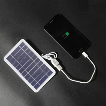 5V 400mA Panou Solar 2W Ieșire USB Portabil Sistem Solar pentru Mobil Încărcătoare de Telefon Mobil Dispozitiv