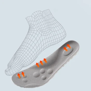 2022 Masaj Tălpi Pentru Pantofi Bărbați Femei Deodorant Antibacterian Funcționare Sport Branț pentru Picioare Absorbție de Șoc Talpa