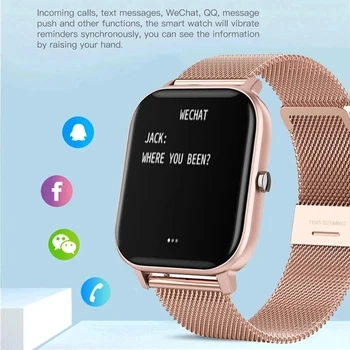 2022 Femei Bluetooth Sunat Ceasul Inteligent Rata De Inima De Monitorizare A Presiunii Arteriale Smartatches Sport Impermeabil Smartwatch Pentru Xiaomi