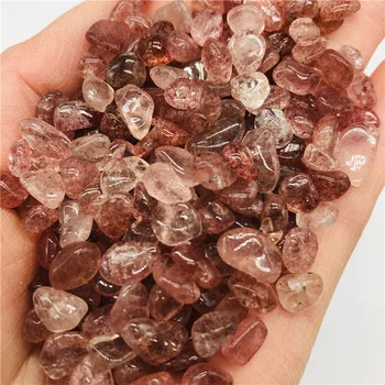 Naturale cristal zdrobit de piatră naturală de căpșuni grohotis acvariu oală de piatră pietriș
