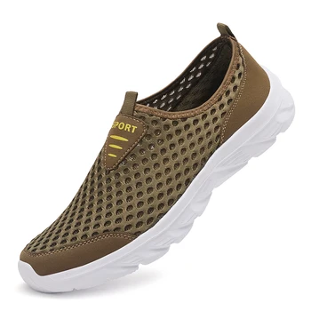 Agrement Respirabil Usoare Sporturi de Alunecare pe Pantofi pentru Bărbați în aer liber de Mers pe jos de Tenis Plat Plasă de Călătorie Pantofi Zapatillas Mujer