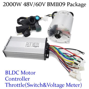 BLDC BM1109 2000W 48V60V Electric Go Kart Brushless DC Motor Controller Clapetei de Tensiune Metru Ebike Mobilitate Ricșa Vehicul