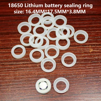 100buc/lot 18650 baterie litiu capac inel de Etanșare Transparent șorț Ni-MH-cadmiu meson baterie cu Litiu