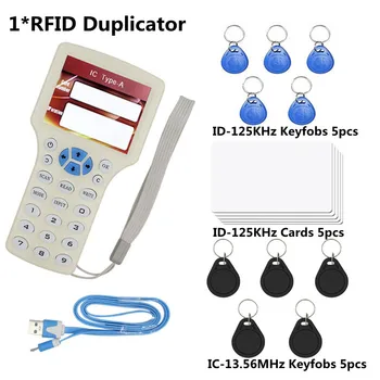 RFID Cititor de Scriitor USB Card Duplicator 10 Frecvența de 125KHz 13.56 MHz Decodor NFC Copiator Smart Card Programator Scriere Carduri Cheie