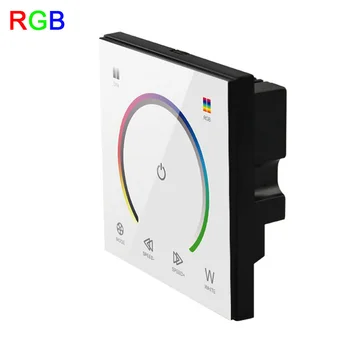 86 sty RGB Atingeți Panoul de Întrerupător Dimmer singură culoare/TVC/RGB/Benzi cu LED-uri RGBW Controller Sticla Comutator de Perete DC 12V 24V