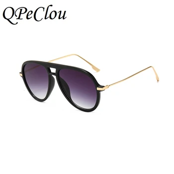 QPeClou 2020 Designer De Brand Pilot Ochelari De Soare Femei De Moda Din Plastic Gradient Ochelari De Soare Barbati Big Cadru De Conducere Oculos De Sol
