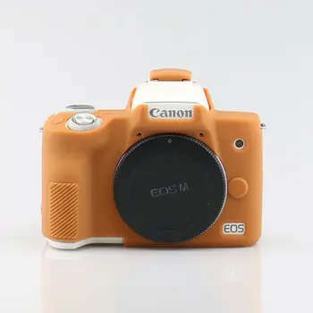 Silicon Armura de Piele Caz Corp Capac Protector pentru Canon EOS M50 M50 Mark II EOS M50 II aparat de Fotografiat Digital Interior Moale Sac