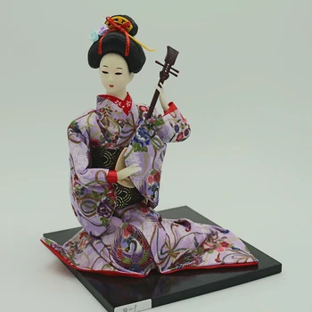 16inch Epocă Kimono Japonez Papusa Oriental Kokeshi Geisha Papusa Model #1