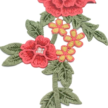 2 Buc/Set Broderie Mare Floare din Dantela Decolteu Material DIY Guler de Dantelă, Țesături Pentru Cusut Mozaic Guler Aplicatiile DIY NL052