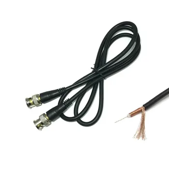 ANPWOO 0,5 M/1M/2M/3M BNC tată-tată Cablu Adaptor Pentru CCTV aparat de Fotografiat Conector BNC Cablu Camera BNC Accesorii