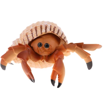 Realist organism Marin Model de Jucărie mare de Viață a animalelor monster Crab Pustnic Copii Jucării de Colecție Cadou Cameră Decor Gradina Consumabile
