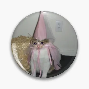 Trist Cat De Partid Meme Personalizate Moale Butonul Pin Guler Amuzant Insigna Brosa Creative Pălăria Haine Pin Rever Iubitor De Drăguț Desene Animate