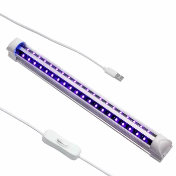 LED UV Ultraviolete Benzi Tub Fluorescent Light Bar Blacklight 40 De Led-uri USB Petrecere Lampa Acasă Atmosfera de Club de Îmbunătățire