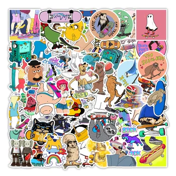 10/50/100BUC Desene animate la Modă Valul de Brand LOGO-ul Anime Autocolante, Decalcomanii Masina Motocicleta Skateboard-ul Auto pentru Laptop Graffiti Autocolant Jucărie pentru Copii