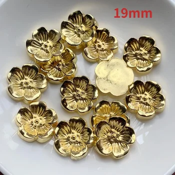 Frumoase de aur placate cu Stras DIY decorative spate plat album de nunta de decorare a face bijuterii materiale 30pcs / lot