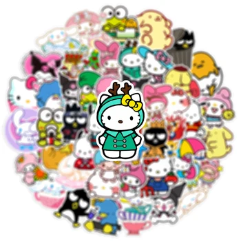 10/30/50pcs se Amestecă Desene animate Sanrio Autocolante Drăguț Hello Kitty Kuromi Mea Melodie Anime Sticker pentru Laptop Valiza Telefon Album Masina