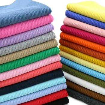 Buulqo 2x2 20cm Bumbac tricotate rib cuff material elastic tesatura de bumbac pentru DIY cusut de îmbrăcăminte de a face accesorii tesatura