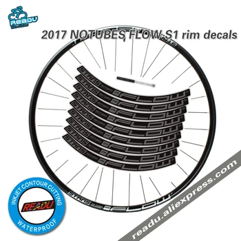 2017 stan ' s notubes fluxul s1 mountain bike janta autocolante biciclete MTB osiei montate decalcomanii pentru două janta autocolante