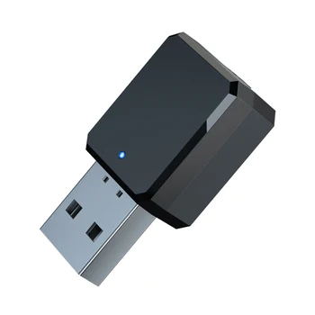 KN318 Audio Wireless Receptor compatibil Bluetooth BT 5.1 Unic de Piese Auto Portabil Ornamente pentru Masina de Muzică Aux USB Mini Dongle